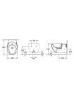 Биде подвесное Villeroy & Boch Aveo plus 7411 00R1 alpin