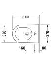 Биде подвесное Duravit Starck 2 2271150000