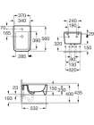 Биде подвесное Roca Inspira square 7357535000