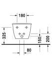 Биде подвесное Duravit Darling new 2249150000