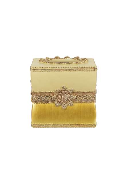 Бокс для салфеток, 14.5 см, полистоун, декор, серия Braided Medallion, Avanti