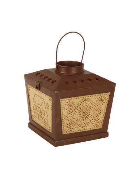 Бокс для салфеток Punched Tin, 16.5 см, полистоун, коричневый, серия Салфетницы, Blonder Home
