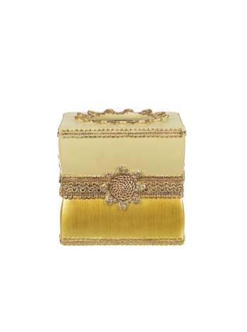Бокс для салфеток, 14.5 см, полистоун, декор, серия Braided Medallion, Avanti