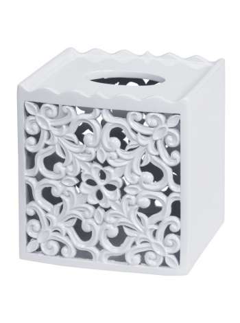 Бокс для салфеток (салфетница) Creative Bath Belle BEL58WH