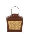 Бокс для салфеток Punched Tin, 16.5 см, полистоун, коричневый, серия Салфетницы, Blonder Home