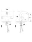 Смеситель Lemark Thermo LM7738C для биде