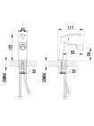 Смеситель Lemark plus Strike LM1108C для биде