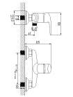 Смеситель Lemark Pramen LM3303C для душа