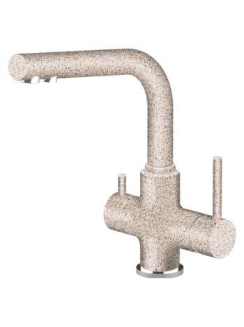 Смеситель Lemark Comfort LM3061LM302 для кухонной мойки, песочный