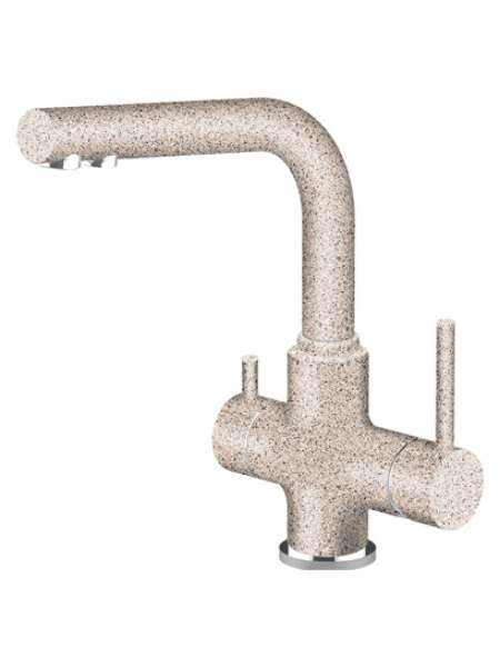 Смеситель Lemark Comfort LM3061LM302 для кухонной мойки, песочный