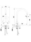 Смеситель Lemark plus Balance LM1305C для кухонной мойки