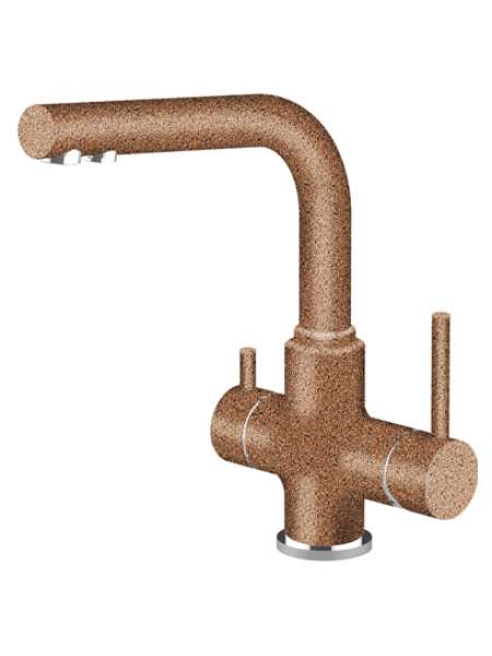 Смеситель Lemark Comfort LM3061LM307 для кухонной мойки, терракотовый