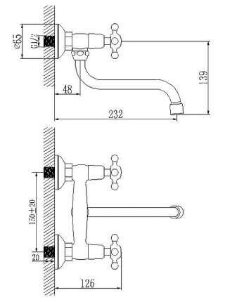 Смеситель Lemark Standard LM2111C для кухонной мойки