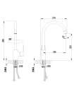 Смеситель Lemark plus Factor LM1605C для кухонной мойки