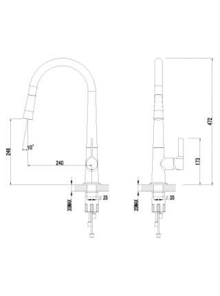 Смеситель Lemark Soul LM6001C для кухонной мойки