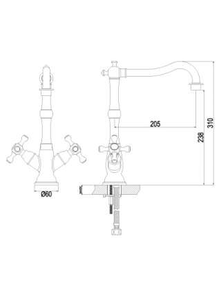 Смеситель Lemark Expert LM5080S для кухонной мойки