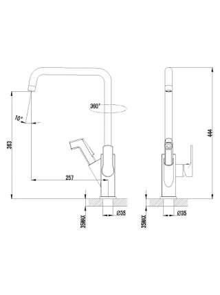 Смеситель Lemark Soul LM6003C для кухонной мойки