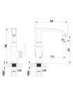 Смеситель Lemark Brava LM4705G для кухонной мойки