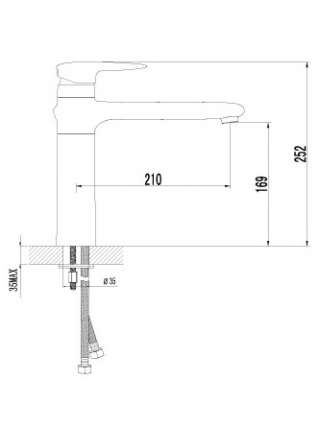 Смеситель Lemark Status LM4404C для кухонной мойки