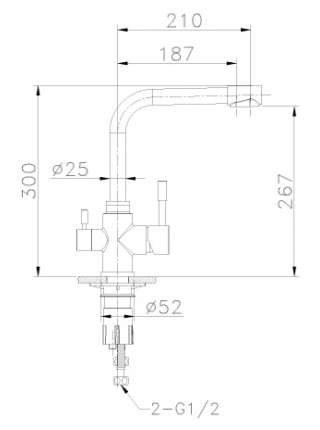 Смеситель Lemark Expert LM5061S для кухонной мойки