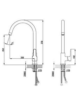 Смеситель Lemark Basis LM3605C для кухонной мойки