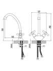 Смеситель Lemark Standard LM2104C для кухонной мойки