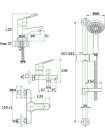 Комплект для ванной Lemark SET LM7301C