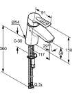 Смеситель Kludi MX 331260562 для раковины