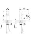 Смеситель Lemark plus Grace LM1506C для раковины
