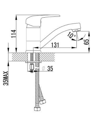 Смеситель Lemark Pramen LM3307C для раковины