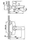 Смеситель Lemark Mars LM3502C для ванны с душем