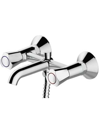 Смеситель Bravat Duo F6133186CP-B-RUS для ванны с душем