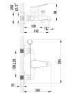 Смеситель Lemark Partner LM6552C для ванны с душем