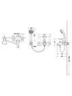 Смеситель Bravat Simple F6135193CP-B-RUS для ванны с душем