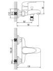 Смеситель Lemark Pramen LM3302C для ванны с душем
