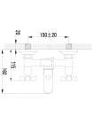 Смеситель Lemark Benefit LM2502C для ванны с душем