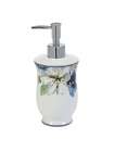 Дозатор для мыла, 19 см, керамика, белый, серия Bouquet, Creative Bath