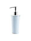 Дозатор для жидкого мыла, 21 см, фарфор, голубой, серия Bedminster Scroll Surf Spray, Kassatex
