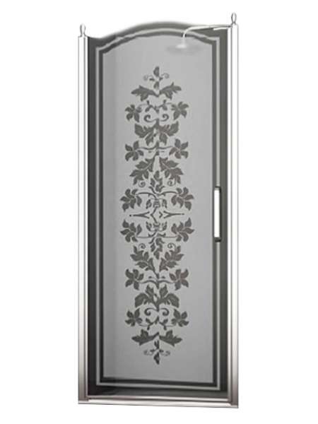 Душевая дверь в нишу Sturm Schick 80 см R decor chrome