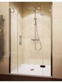 Душевая дверь в нишу GuteWetter Lux Door GK-103 правая 120 см стекло бесцветное, профиль хром
