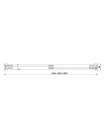 Душевая дверь в нишу Aquanet Delta NPD6122 140 см