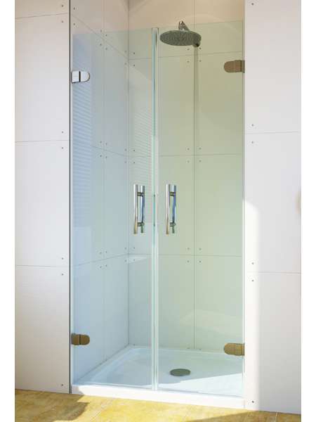 Душевая дверь в нишу GuteWetter Lux Door GK-002 70 см стекло бесцветное, фурнитура хром