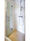 Душевая дверь в нишу GuteWetter Lux Door GK-102A левая 90 см стекло бесцветное, профиль хром