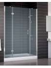 Душевая дверь в нишу Vegas Glass AFP-F 130 08 10 L профиль глянцевый хром, стекло сатин