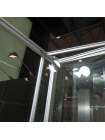 Душевая дверь в нишу GuteWetter Practic Door GK-404 левая (78-82)x190 стекло бесцветное, профиль мат. хром