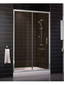 Душевая дверь в нишу Vegas Glass ZP 0125 08 05 профиль глянцевый хром, стекло бронза