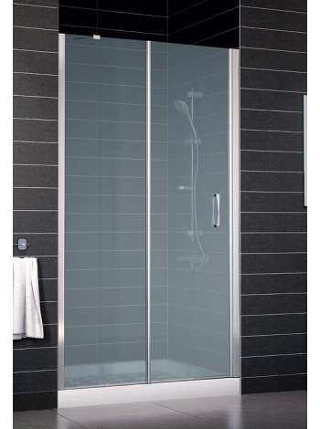 Душевая дверь в нишу Vegas Glass EP-F-1 0135 08 10 R профиль глянцевый хром, стекло сатин