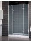 Душевая дверь в нишу Vegas Glass AFP-F 130 08 10 R профиль глянцевый хром, стекло сатин