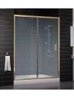 Душевая дверь в нишу Vegas Glass ZP 0150 05 02 профиль бронза, стекло шиншилла