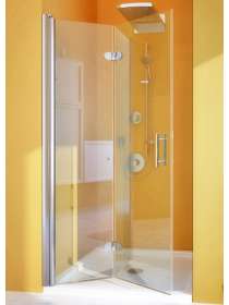 Душевая дверь в нишу GuteWetter Lux Door GK-102A левая 95 см стекло бесцветное, профиль хром